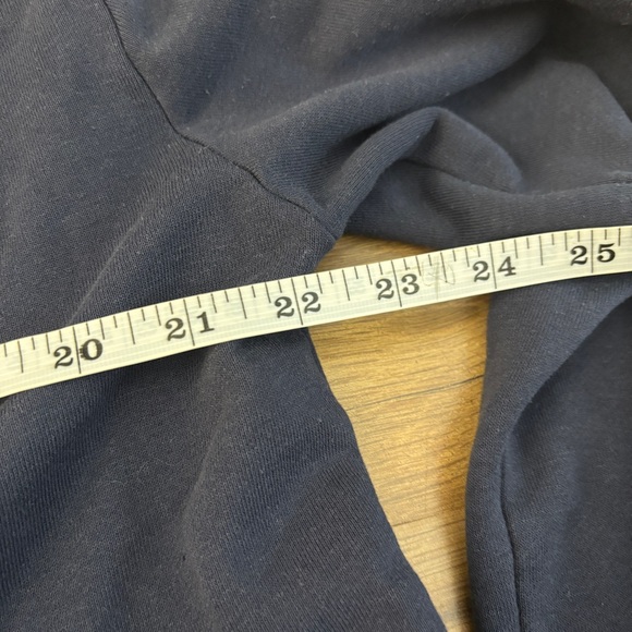 Toad&Co Daybreaker Cardi Cardigan Button Front Hemp Cotton Blend Navy Blue - Picture 7 of 8